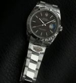 WKD Factory Rolex Datejust 41mm 3235 Movement Index Markers Dark Grey Face Watch